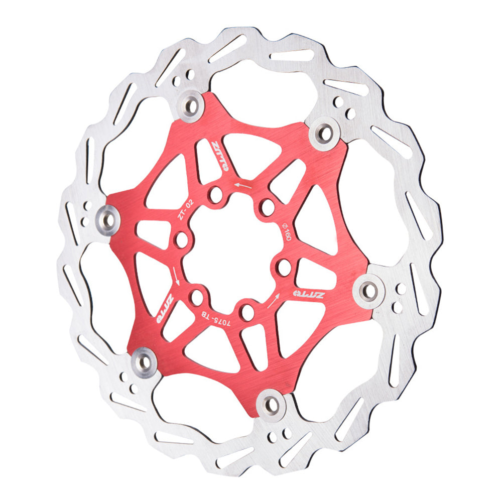 ZTTO 160mm MTB Bicycle Brake Disc 6 Bolts Bike Brake Floating Disc ZTTO 160mm MTB Bicycle Brake Disc 6 Bolts Bike Brake Floating Disc